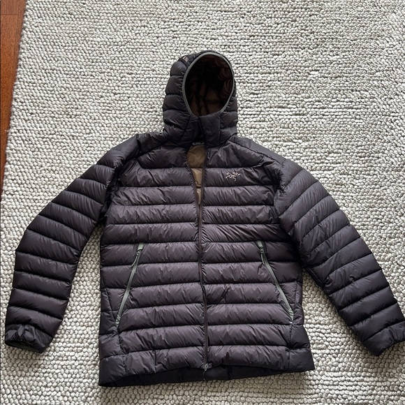 Arcteryx Brown Cerium Puffer Jacket with Hood - Picture 1 of 8